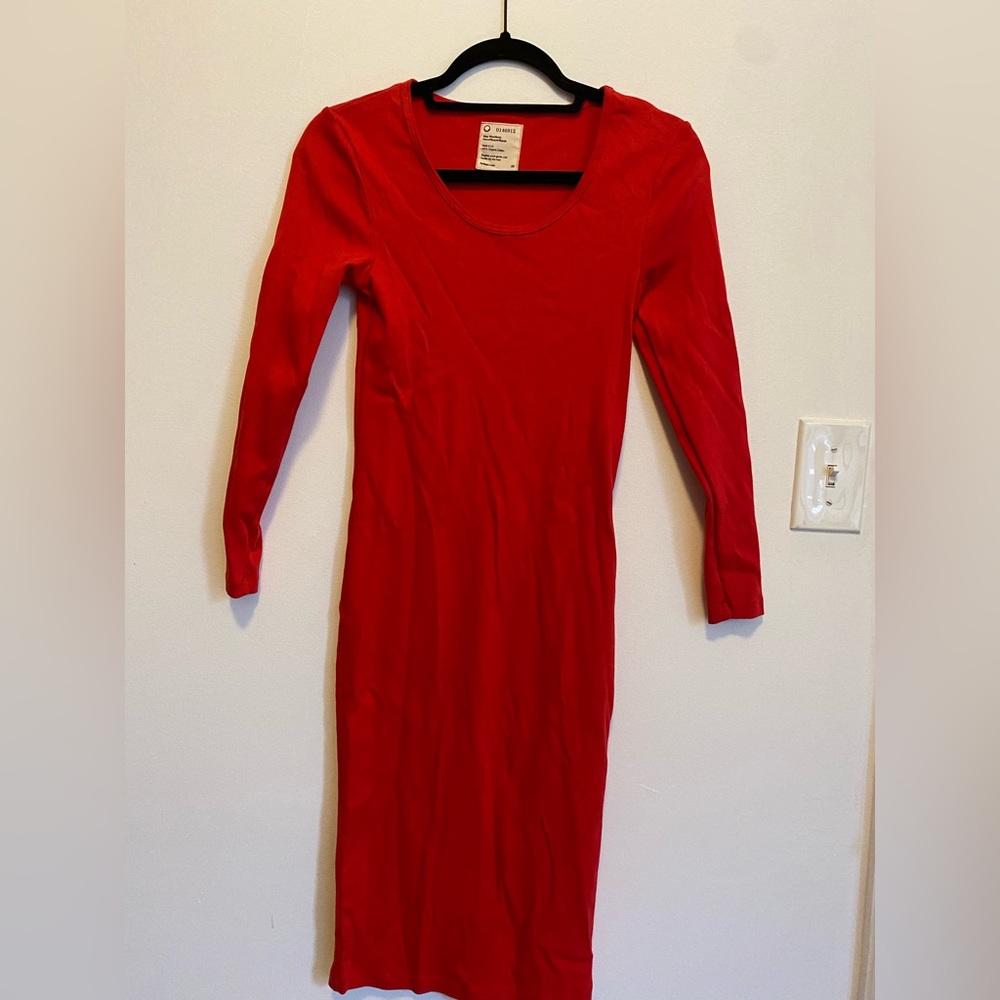 Red modi’s bodycon dress